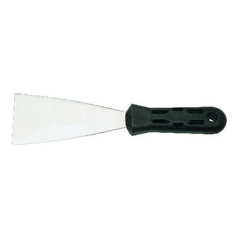 Malerspachtel B.100mm VA rostfrei m.flachovalem schwarzem Ku.-Heft