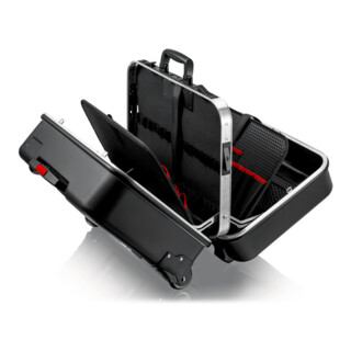 Mallette à outils « BIG Twin Move » Électro, avec roulettes intégrées et chariot porte-valise télescopique, vide Knipex