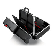 Mallette à outils « BIG Twin Move » Électro, avec roulettes intégrées et chariot porte-valise télescopique, vide Knipex