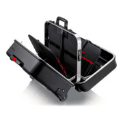 Mallette à outils « BIG Twin Move » Électro, avec roulettes intégrées et chariot porte-valise télescopique, vide Knipex
