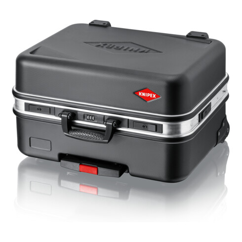 Mallette à outils « BIG Twin Move » Électro, avec roulettes intégrées et chariot porte-valise télescopique, vide Knipex