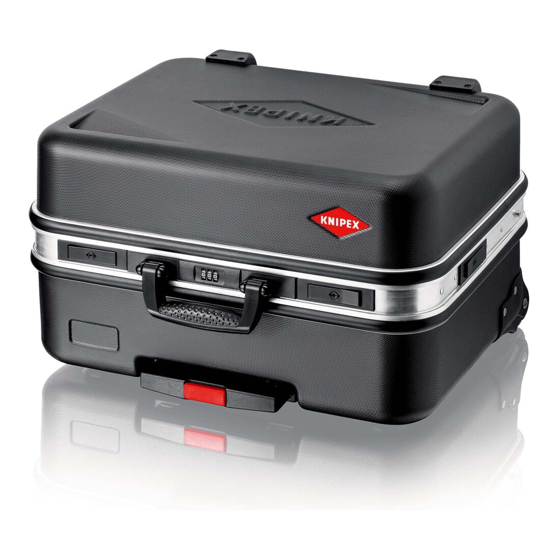 Mallette à outils « BIG Twin Move » Électro, avec roulettes intégrées et chariot porte-valise télescopique, vide Knipex