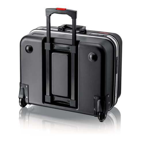 Mallette à outils « BIG Twin Move » Électro, avec roulettes intégrées et chariot porte-valise télescopique, vide Knipex