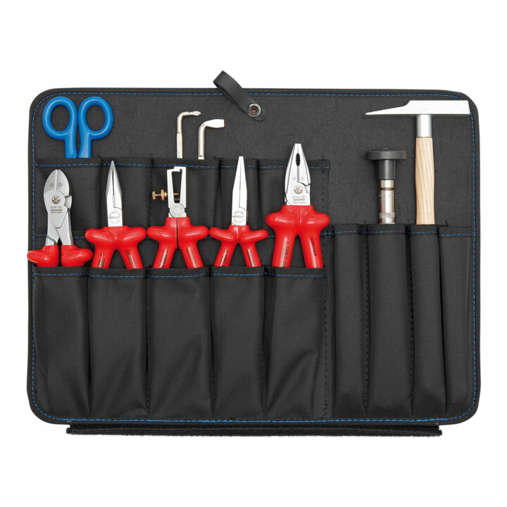 Mallette à outils Gedore 1090 90 pièces pour l'installation électrique, en coffret