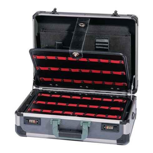 Mallette à outils IQS l.460xP340xH165mm aluminium