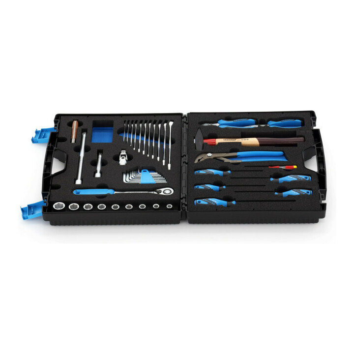 Mallette à outils TOURING 1000 49pcs.avec Check-Tool-insert universal TOURING Ma