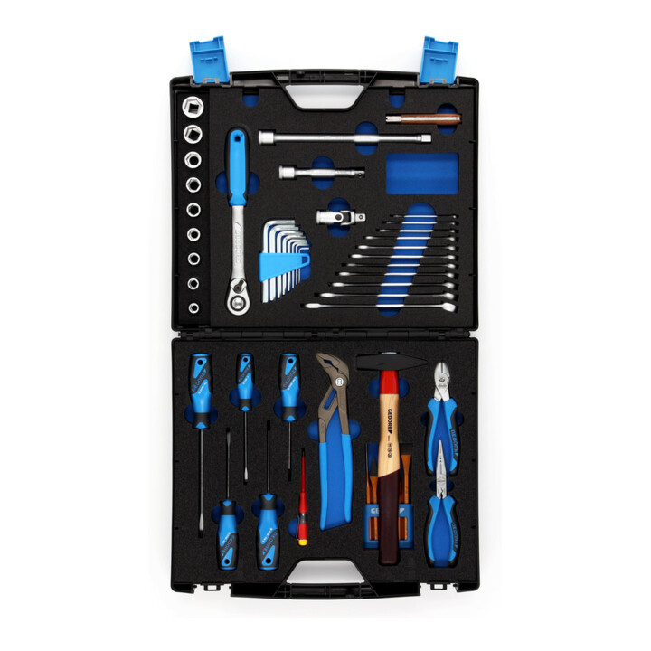 Mallette à outils TOURING 1000 49pcs.avec Check-Tool-insert universal TOURING Ma