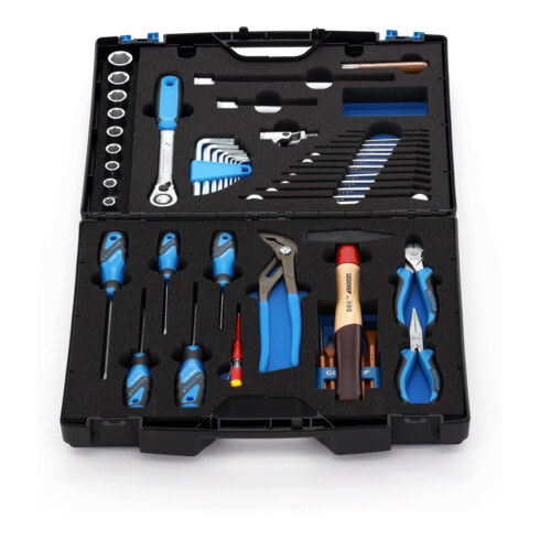 Mallette à outils TOURING 1000 49pcs.avec Check-Tool-insert universal TOURING Ma