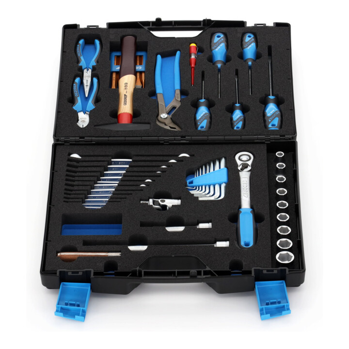 Mallette à outils TOURING 1000 49pcs.avec Check-Tool-insert universal TOURING Ma