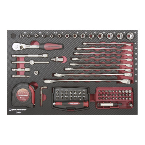 Mallette AluPro 3944 , 123 pièces Kraftwerk