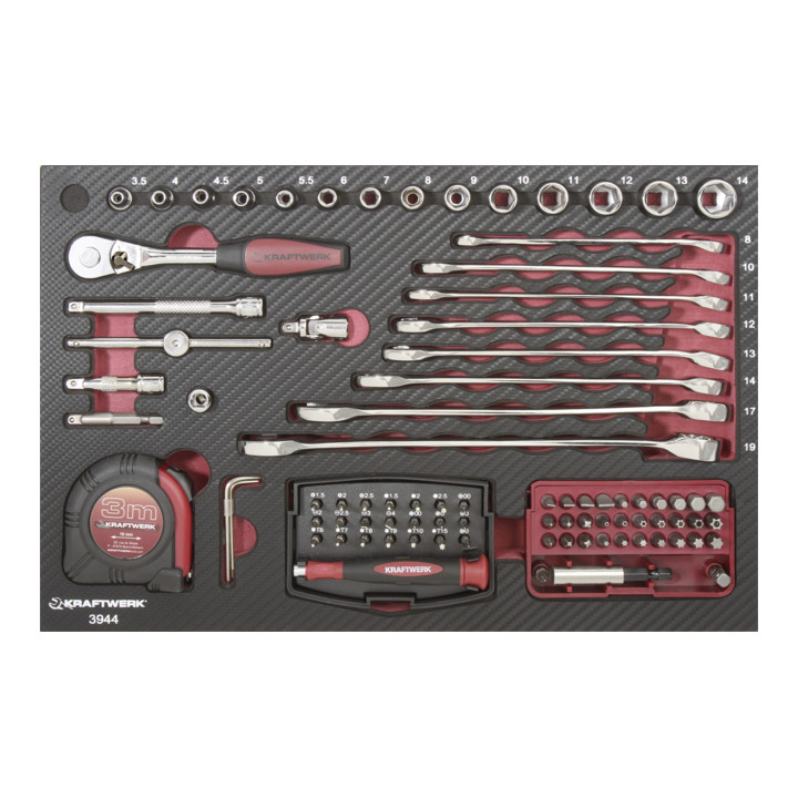 Mallette AluPro 3944 , 123 pièces Kraftwerk