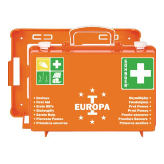Mallette de premiers secours EUROPA I B310xH210xP130env.mm orange SÖHNGEN