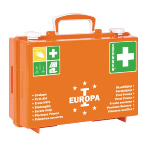 Mallette de premiers secours EUROPA I B310xH210xP130env.mm orange SÖHNGEN