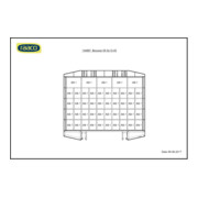 Mallette de rangement boxxser l.421xP361xH55mm 45 comp. avec grille profilée RAA-4