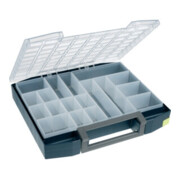 Mallette de rangement boxxser l.465xP401xH78mm 18 comp. avec grille profilée RAA