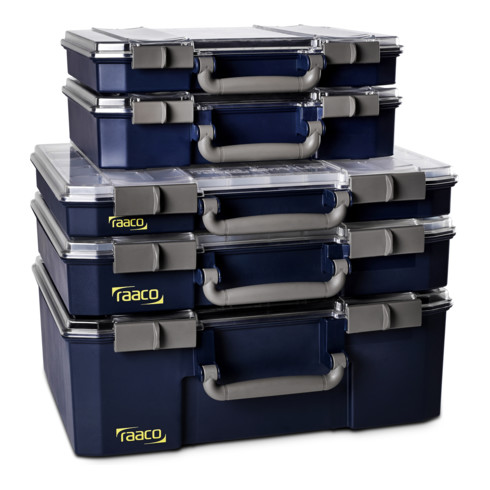 Mallette de rangement CarryLite 55 4x8-16 l.337xP278xH57mm 16 comp.