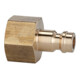 Mamelons pour raccords DN 5 Riegler, laiton sans revêtement, fil. int. 3/8 G, ouv. 19-1