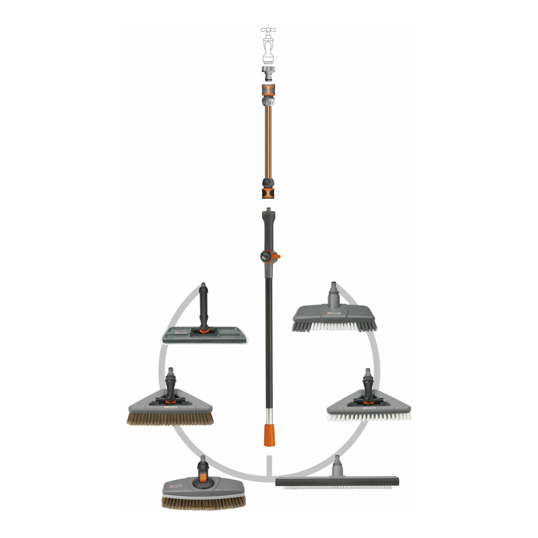 Manche à eau Cleansystem GARDENA, 150 cm