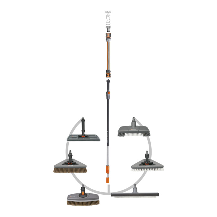 Manche à eau Cleansystem GARDENA, 155 - 260 cm