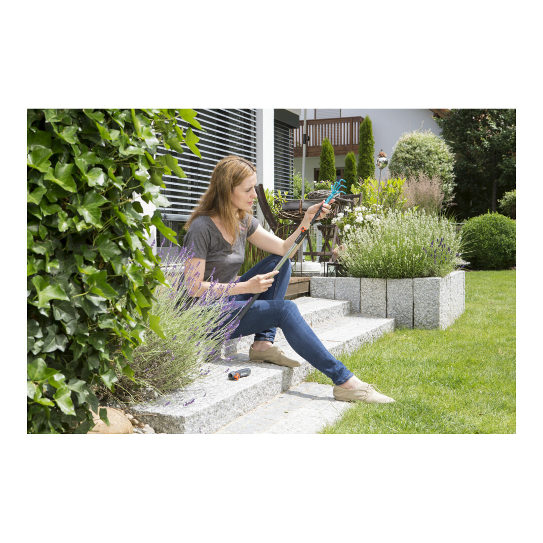 Manche de rallonge combisystem pour petits outils GARDENA, 78 cm