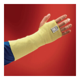 Manchettes HyFlex 70-110 254 mm jaune 100 % Kevlar EN 388, EN 407 cat. III 12 un