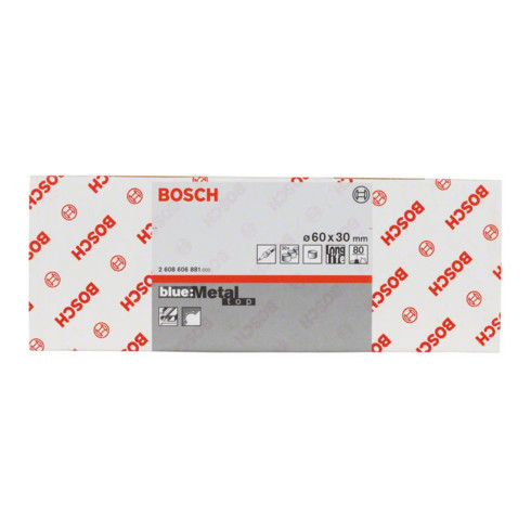 Manchon abrasif Bosch X573 Best for Metal Diamètre : 60 mm 30 mm 30 mm 80