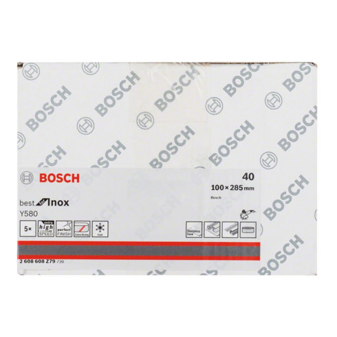 Manchon abrasif Bosch Y580 100 x 285 mm 90 mm 90 mm 40