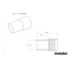 Manchon de raccord, grand, Ø 41/48 mm metabo
