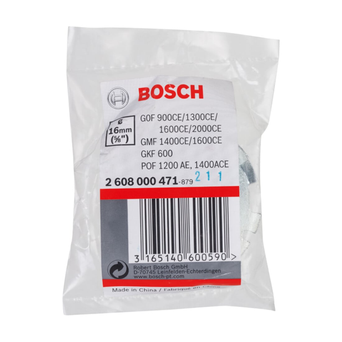 Manchon de copie Bosch pour fraiseuses Bosch avec fixation rapide