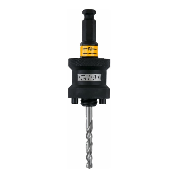 Mandrin à changement rapide DEWALT pour scie cloche 32-210mm