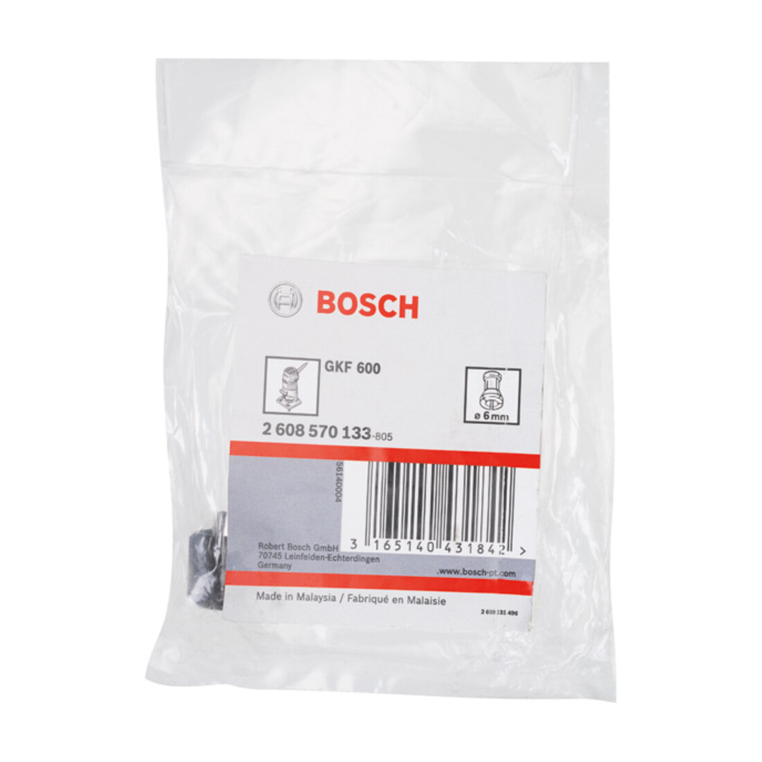 Bosch Pinces de serrage pour défonceuse Bosch GKF 600 Professional