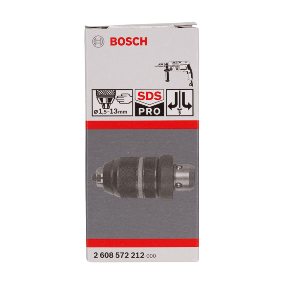 Mandrin à serrage rapide Bosch avec adaptateur 1,5 à 13 mm SDS plus pour GBH 2-26 DFR