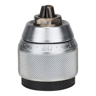 Mandrin à serrage rapide Bosch chromé 1,5 à 13 mm 1/2" à 20