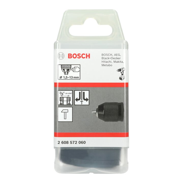 Mandrin à serrage rapide Bosch jusqu'à 13 mm 2 à 13 mm 3/8" jusqu'à 24