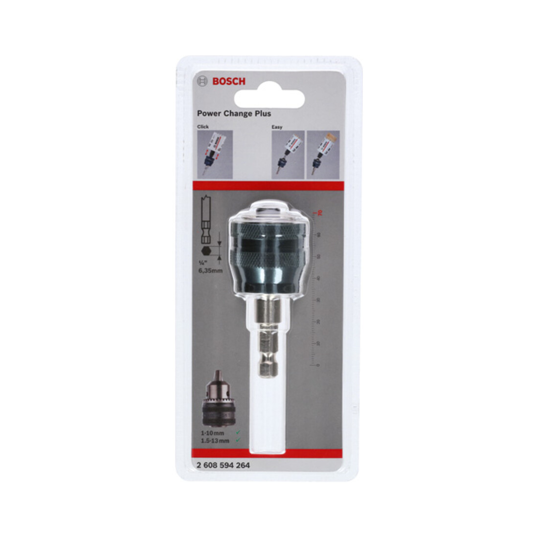 Mandrin Bosch PC Plus 3/8", 8,7 mm