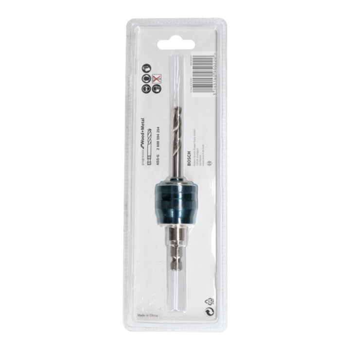 Mandrin Bosch PC Plus 3,8", 8,7 mm foret à centrer HSS-G 7,15 x 85 mm