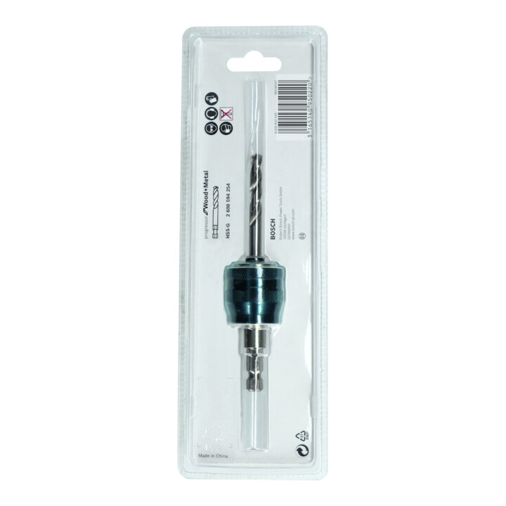 Mandrin Bosch PC Plus 3,8", 8,7 mm foret à centrer HSS-G 7,15 x 85 mm