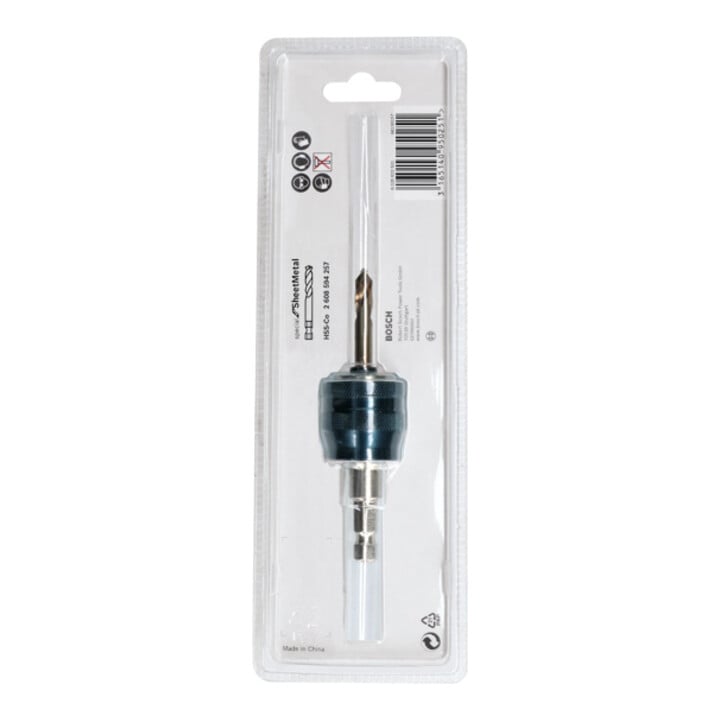 Mandrin Bosch PC Plus 3/8", 8,7 mm Foret de centrage HSS-G 7,15 x 65 mm