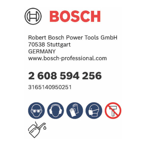 Mandrin Bosch PC Plus 3/8", 8,7 mm Foret de centrage HSS-G 7,15 x 65 mm