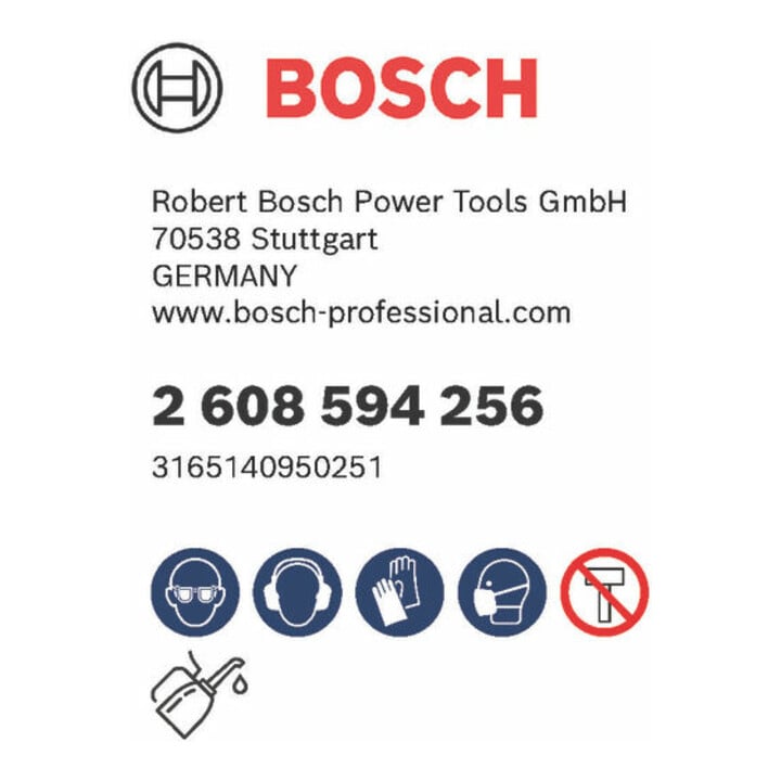 Mandrin Bosch PC Plus 3/8", 8,7 mm Foret de centrage HSS-G 7,15 x 65 mm