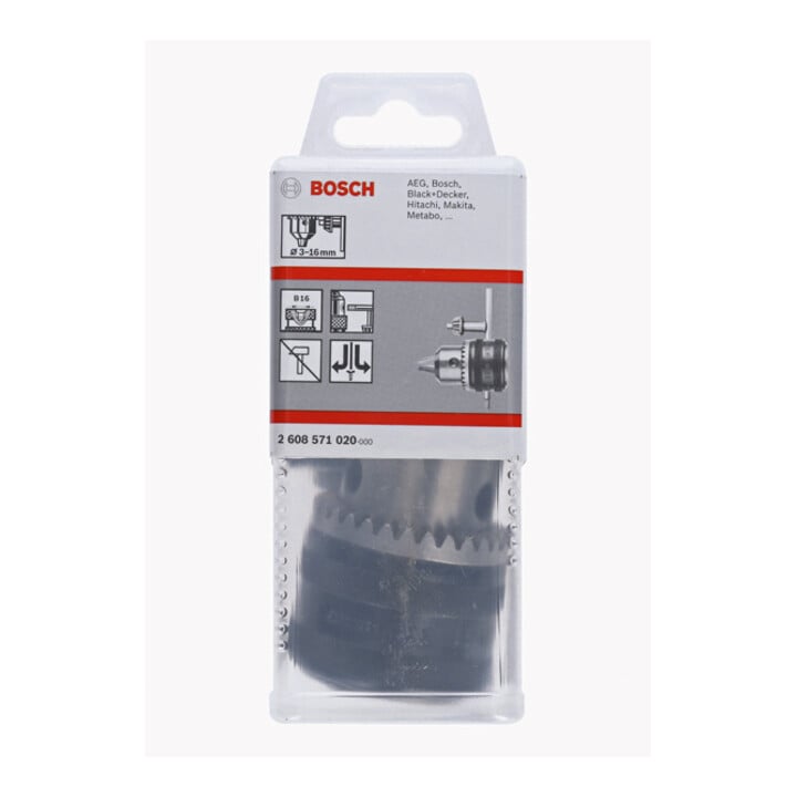 Mandrin de perçage pour araignée Bosch jusqu'à 16 mm 3 - 16 mm B-16