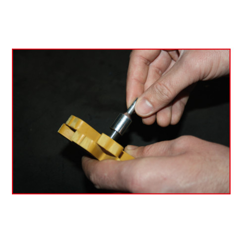 Mandrin pour disque de ponçage, 6 mm