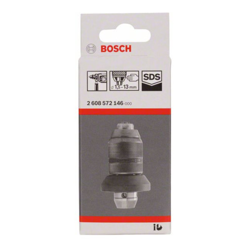 Bosch Mandrino rapido con adattatore da 1,5 a 13mm SDS plus per GBH 3-28 FE