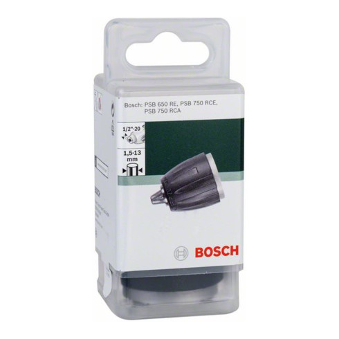 Bosch Mandrino rapido da 1,5 a 13mm da 1/2 a 20 per PSB 650
