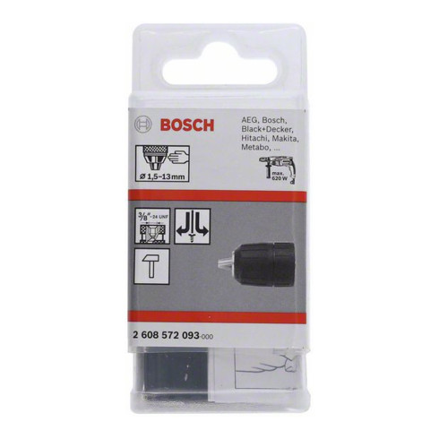 Bosch Mandrino rapido fino a 13mm da 1,5 a 13mm da 3/8" a 24