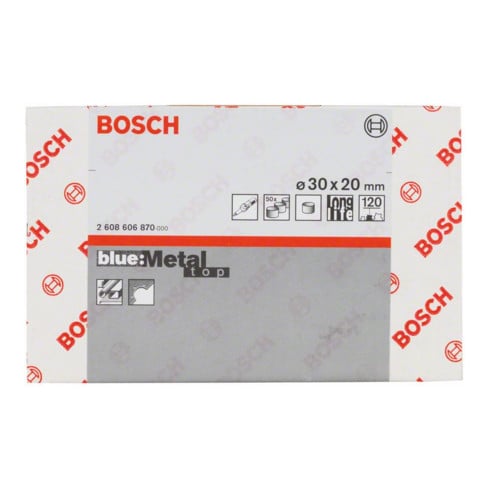 Bosch Manicotto abrasivo X573 per metallo, Ø30mm 20mm 120