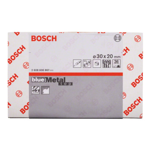 Bosch Manicotto abrasivo X573 per metallo, Ø30mm 20mm 36