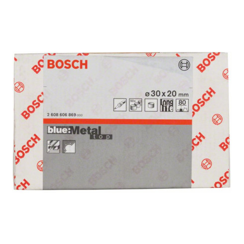 Bosch Manicotto abrasivo X573 per metallo, Ø30mm 20mm 80