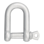 Manille cap.charge 800 kg étrier/boulon 16 mm forme droite