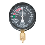 Manomètre KS Tools Ø 92mm monté sur plaque